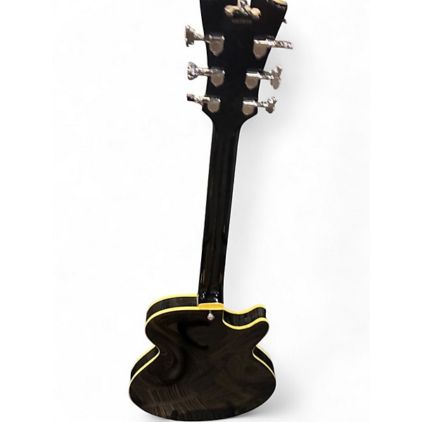 Used D'Angelico Premier Series SS Black Hollow Body Electric Guitar