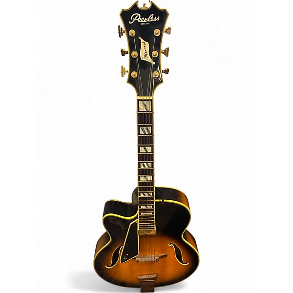 Used Peerless Monarch Sunburst Electric Guitar