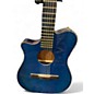Used Carvin CL450 Blue Nylon String Acoustic Guitar