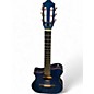Used Carvin CL450 Blue Nylon String Acoustic Guitar