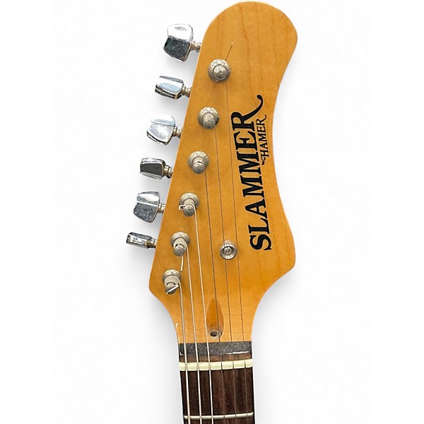 Used Hamer Slammer Black Solid Body Electric Guitar