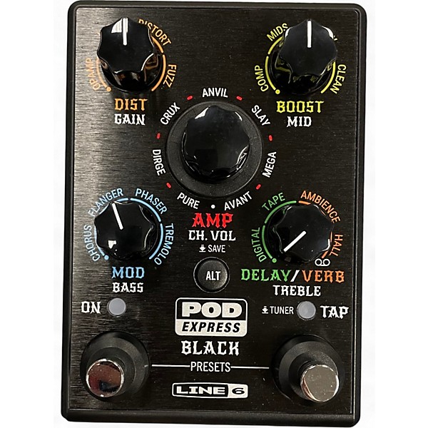Used Line 6 POD EXPRESS BLACK Effect Processor