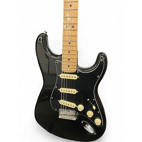 Used Fender Player Stratocaster Black Solid Body Electric Guitar