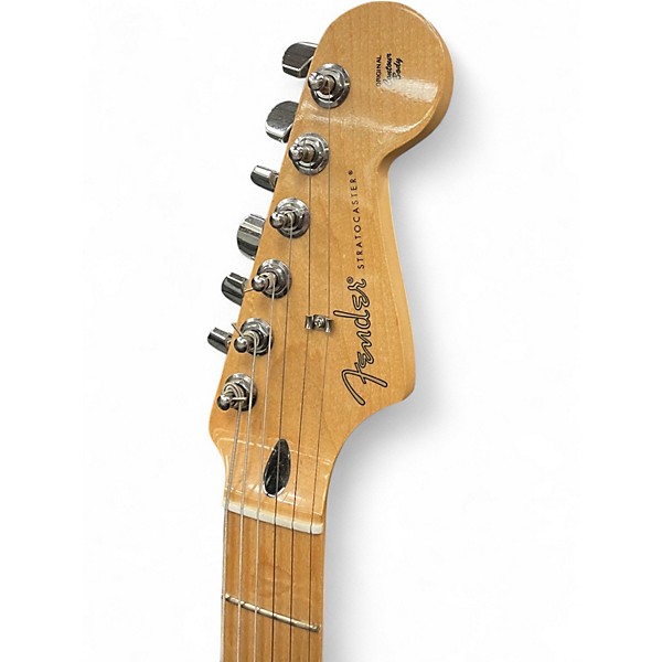 Used Fender Player Stratocaster Black Solid Body Electric Guitar