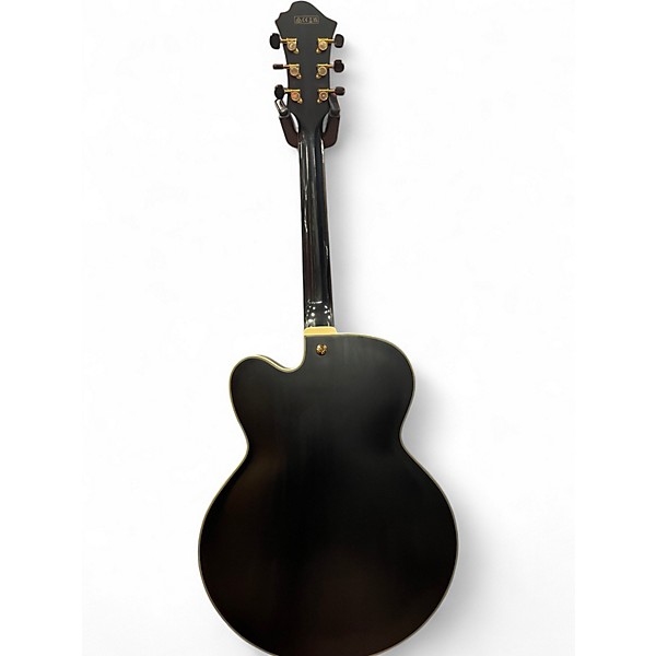 Used 2020s Ibanez Pat Metheny PM3C-BLK 5B-01 Matte Black Satin Acoustic Electric Guitar