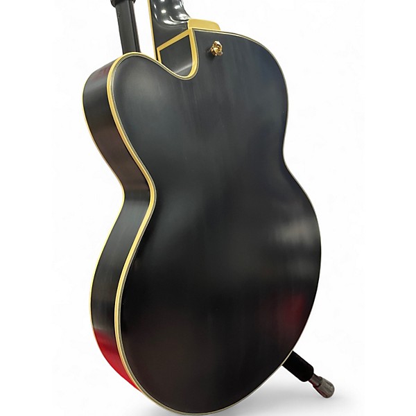 Used 2020s Ibanez Pat Metheny PM3C-BLK 5B-01 Matte Black Satin Acoustic Electric Guitar