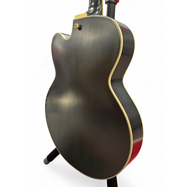 Used 2020s Ibanez Pat Metheny PM3C-BLK 5B-01 Matte Black Satin Acoustic Electric Guitar