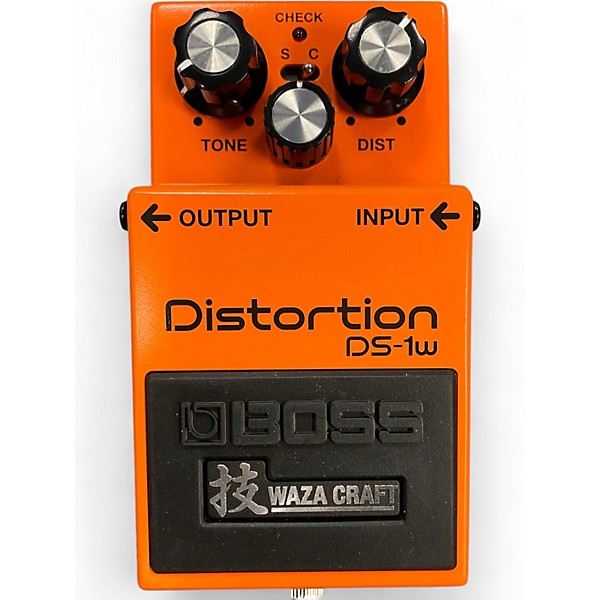 Used BOSS DS1W WAZA DISTORTION Effect Pedal