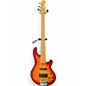 Used Lakland 55-02 Skyline Deluxe Series 5 String Cherry Burst Electric Bass Guitar thumbnail