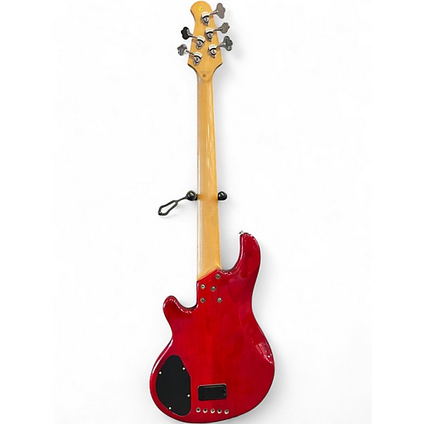 Used Lakland 55-02 Skyline Deluxe Series 5 String Cherry Burst Electric Bass Guitar