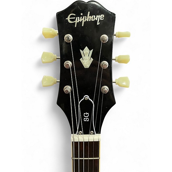 Used Epiphone SG TRADITIONAL PRO BLACK METALLIC Solid Body Electric Guitar