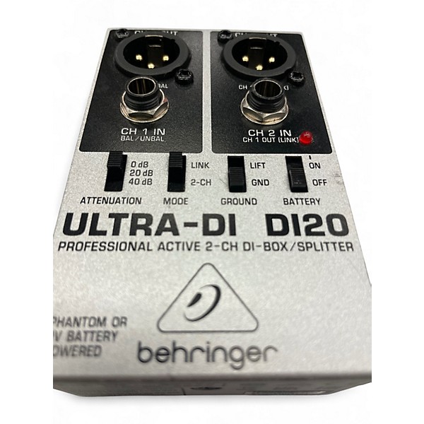Used Behringer DI20 Ultra Direct Box