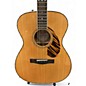 Used Fender PARAMOUNT PO-220E Natural Acoustic Electric Guitar
