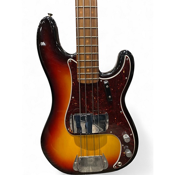 Used Fender American Vintage 1963 Precision Bass 3 Color Sunburst Electric Bass Guitar