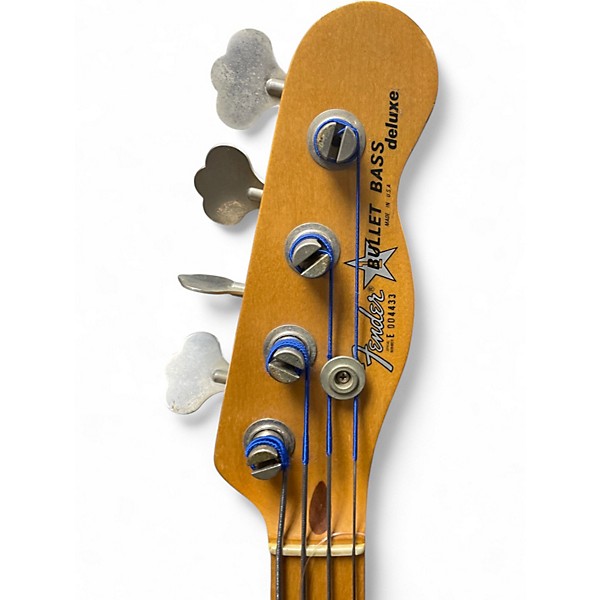 Used Fender Bullet Bass Deluxe Cream Electric Bass Guitar