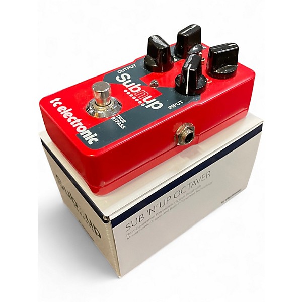 Used TC Electronic Sub N Up Octaver Effect Pedal