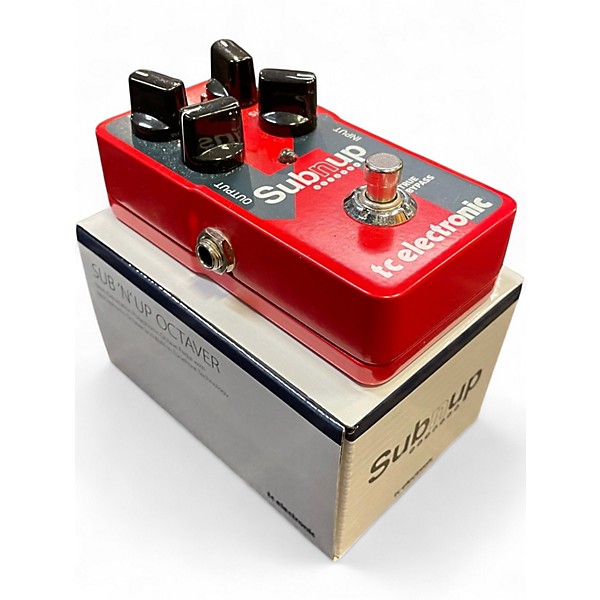 Used TC Electronic Sub N Up Octaver Effect Pedal