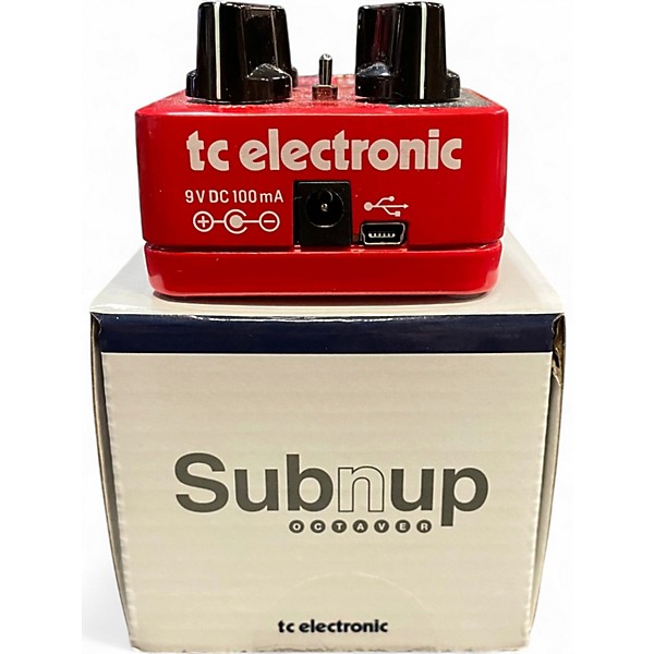 Used TC Electronic Sub N Up Octaver Effect Pedal