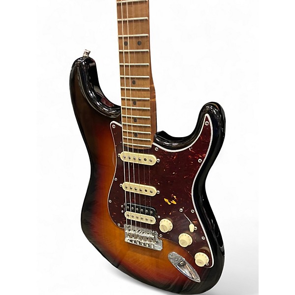 Used Fender American Professional II Stratocaster 3 Tone Sunburst Solid Body Electric Guitar