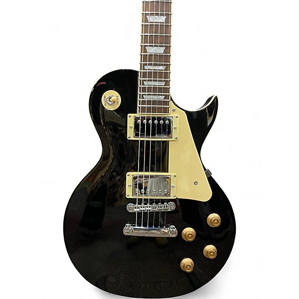 Used Vintage V100 Black Solid Body Electric Guitar