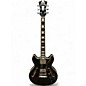 Used D'Angelico Premier Series DC Black Hollow Body Electric Guitar thumbnail
