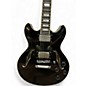 Used D'Angelico Premier Series DC Black Hollow Body Electric Guitar