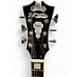 Used D'Angelico Premier Series DC Black Hollow Body Electric Guitar