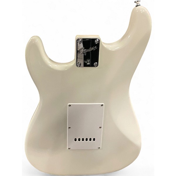 Used Squier Bullet Stratocaster Olympic White Solid Body Electric Guitar