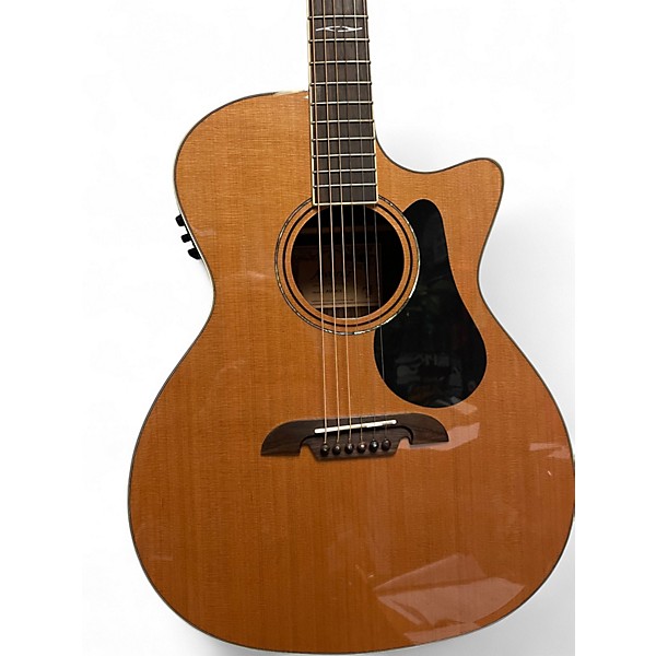 Used Alvarez AG75CE Grand Auditorium Natural Acoustic Electric Guitar