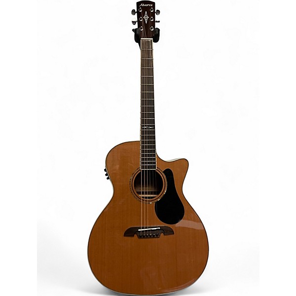 Used Alvarez AG75CE Grand Auditorium Natural Acoustic Electric Guitar