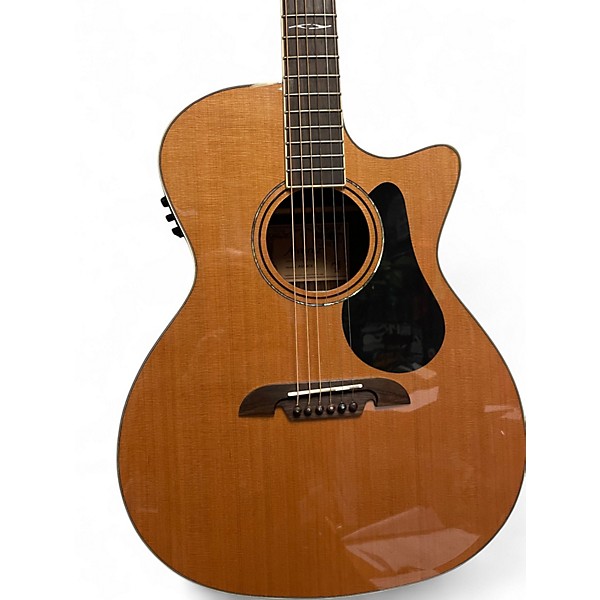 Used Alvarez AG75CE Grand Auditorium Natural Acoustic Electric Guitar