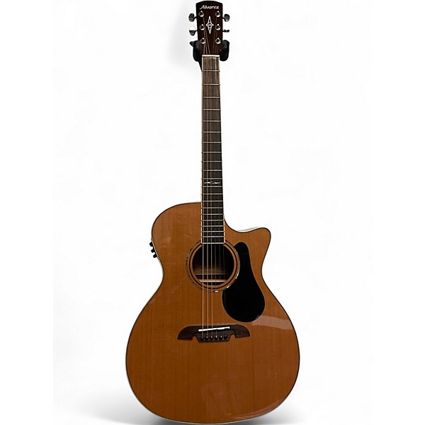 Used Alvarez AG75CE Grand Auditorium Natural Acoustic Electric Guitar
