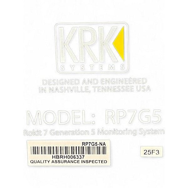 Used KRK ROKIT 7 G5 Powered Monitor