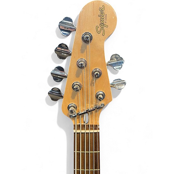 Used Squier AFFINITY JAZZ BASS VI 6 STRING BLACK Electric Bass Guitar