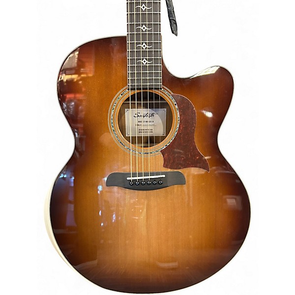 Used Sawtooth st-bw-aejc-24 Sunburst Acoustic Electric Guitar