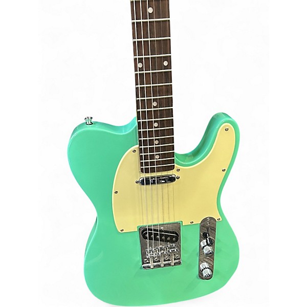 Used Sawtooth st-et-scrw Surf Green Solid Body Electric Guitar