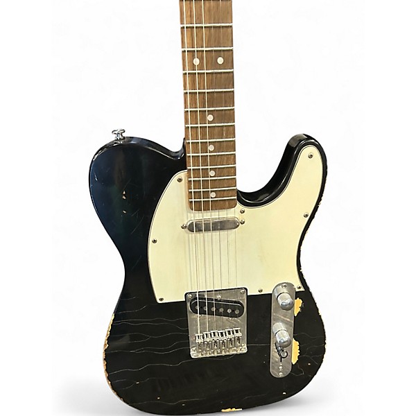 Used Sawtooth ET Relic  Black Solid Body Electric Guitar