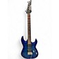 Used Ibanez GRX700QA TRANSPARENT BLUE BURST Solid Body Electric Guitar thumbnail