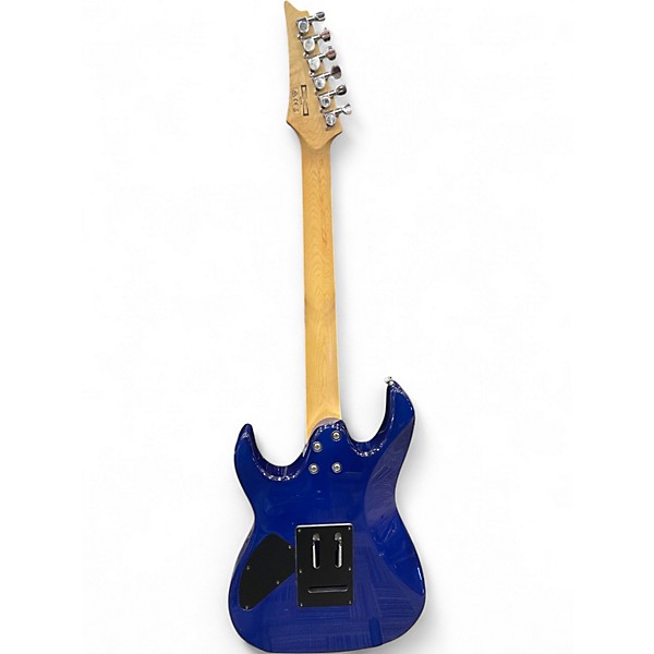 Used Ibanez GRX700QA TRANSPARENT BLUE BURST Solid Body Electric Guitar