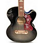 Used Epiphone J 200 EC STUDIO Ebony Burst  Acoustic Guitar