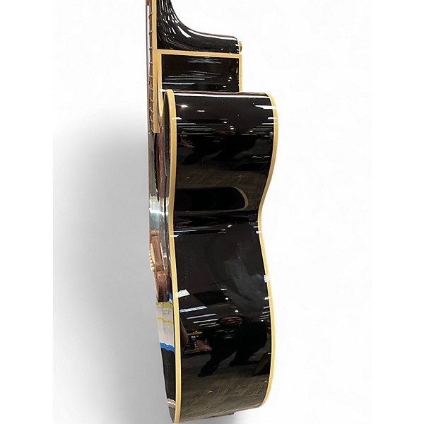 Used Epiphone J 200 EC STUDIO Ebony Burst  Acoustic Guitar