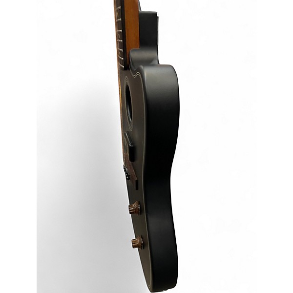 Used Fender Acoustasonic Jazzmaster Black Acoustic Electric Guitar