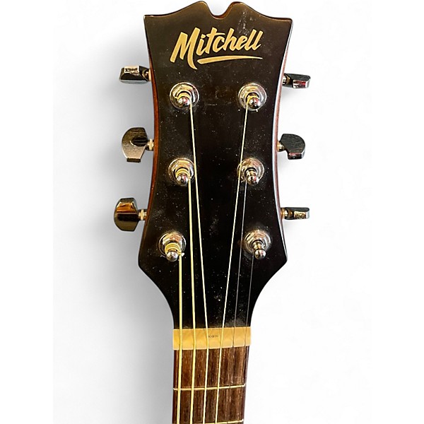 Used Mitchell T233E Natural Acoustic Electric Guitar