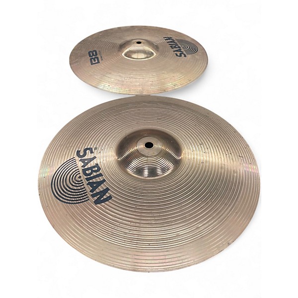 Used SABIAN 13in B8 Hi Hat Pair Cymbal