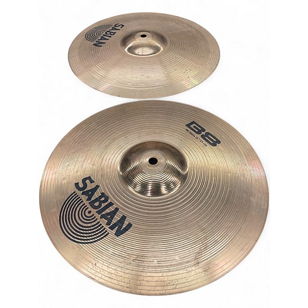 Used SABIAN 13in B8 Hi Hat Pair Cymbal