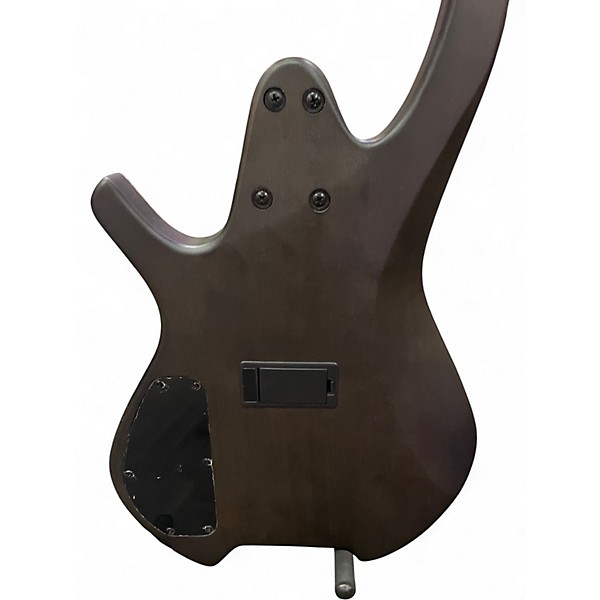 Used Cort space 5 headless  star dust green Electric Bass Guitar