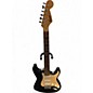 Used Squier Standard Stratocaster Black and White Solid Body Electric Guitar thumbnail