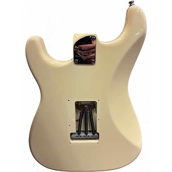 Used Fender Custom Shop Jeff Beck Stratocaster Olympic White Solid Body Electric Guitar