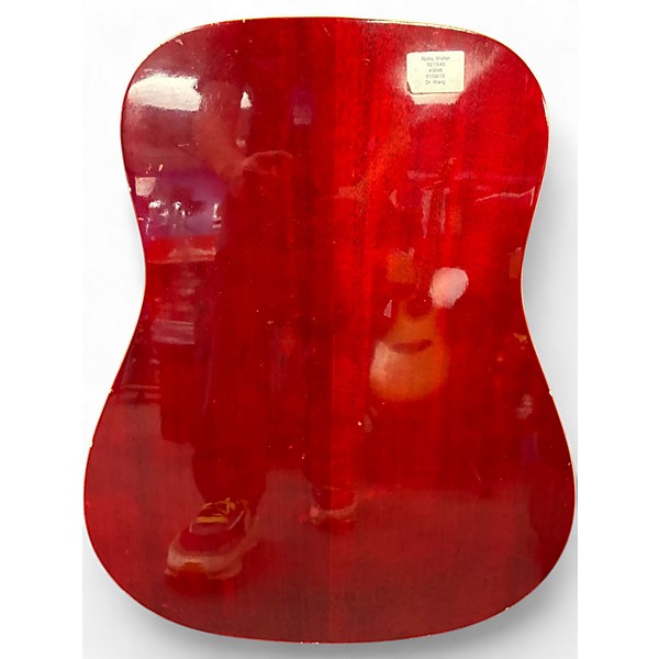Used Carlo Robelli Dreadnought Red Acoustic Guitar
