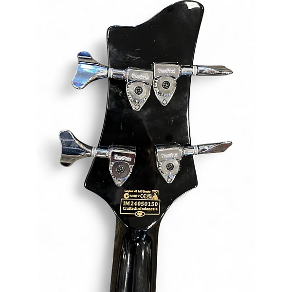 Used Schecter Guitar Research Stargazer black Electric Bass Guitar